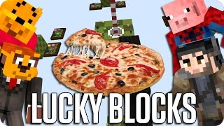 ¿QUIEN HA PEDIDO PIZZA? LUCKY BLOCKS | Minecraft Con Sara, Luh Y Exo