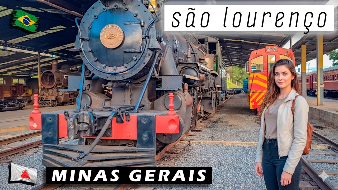 Walking in São Lourenço — Southern Minas Gerais, Brazil — 2025 【 4K UHD 】