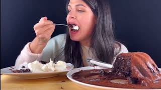 Asmeri Eats Bites Only Chocolate Lava Cake & Icecream Asmr
