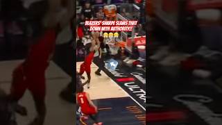 ALLY-OOP SLAM DUNK!!! #impossible #basketball #nbaplayintournament #blazers