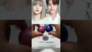 LISA vs J-HOPE 😱 Who wins? #blackpink #bts #viral #shorts #kpop
