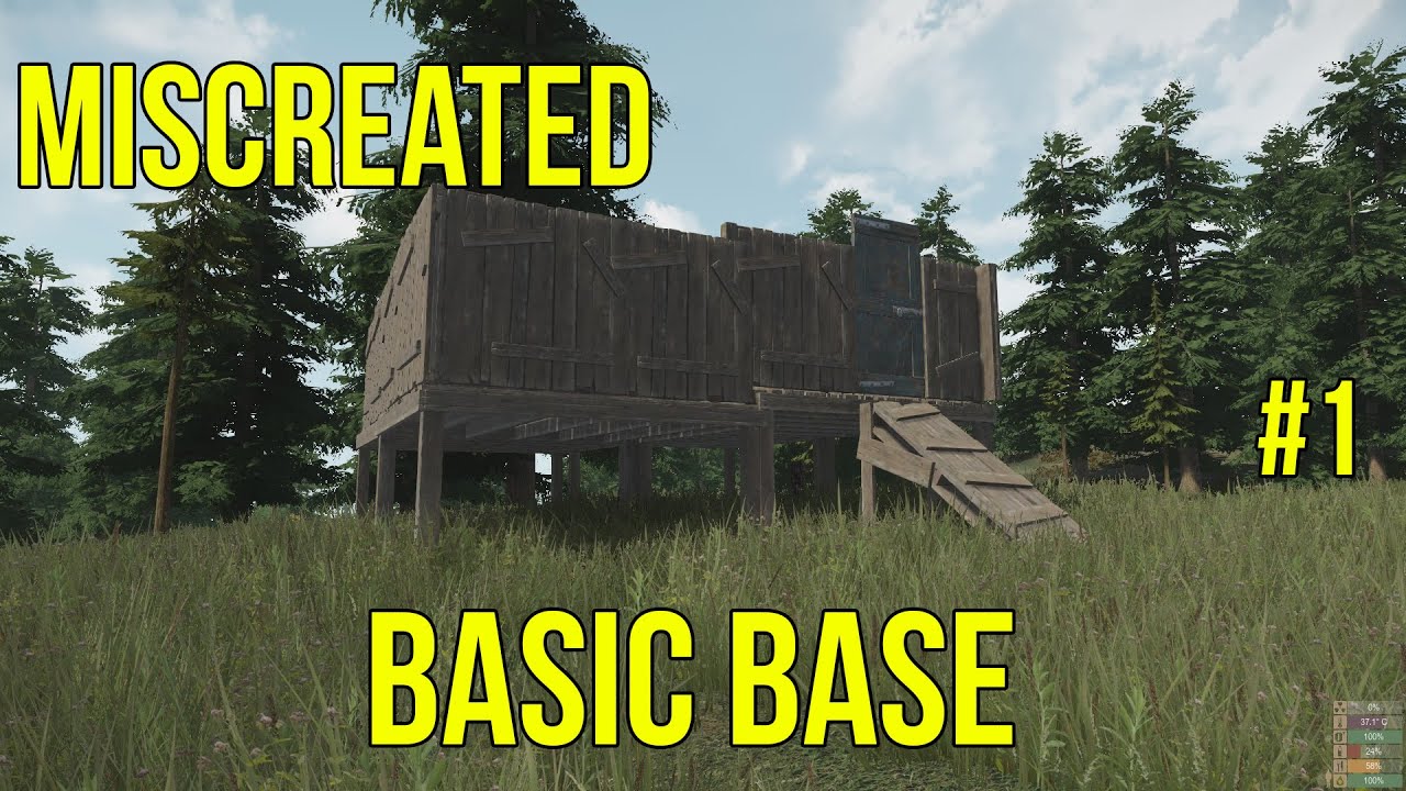 Miscreated Base Building - Basic Base Part 1 - YouTube