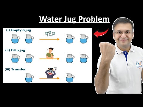 2.5 Water Jug Problem in Artificial Intelligence with Simple Example