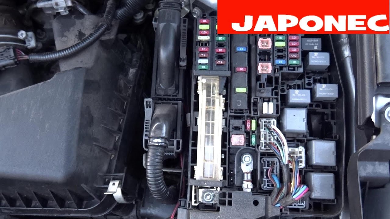 Toyota Avensis T27 Fuse Description - Youtube