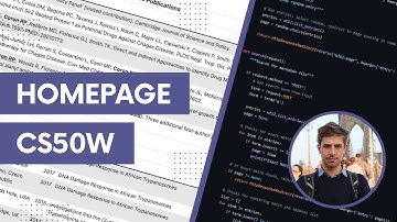 CS50W (Old) - Project 0: Homepage