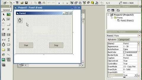 Cara Mudah Belajar Visual Basic 6.0 - Pengulangan dan Fungsi Kontrol - Control Timer