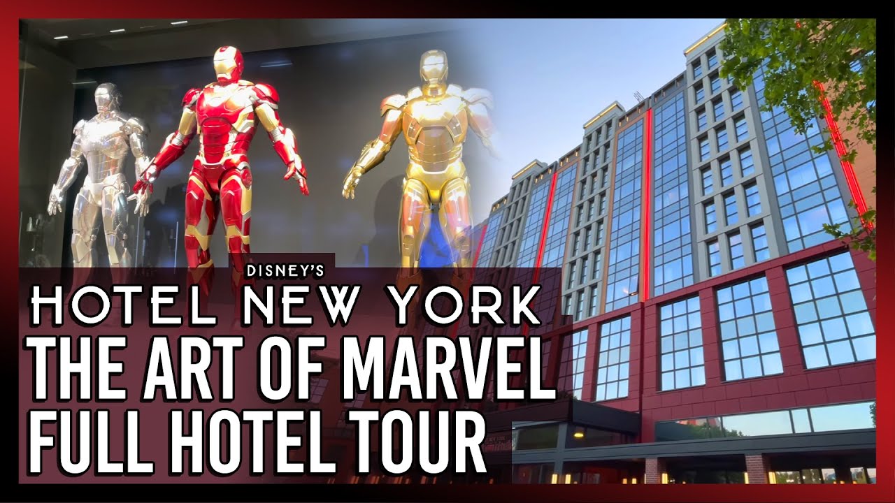 Full Tour - Disney’s Hotel New York - The Art of Marvel at Disneyland ...