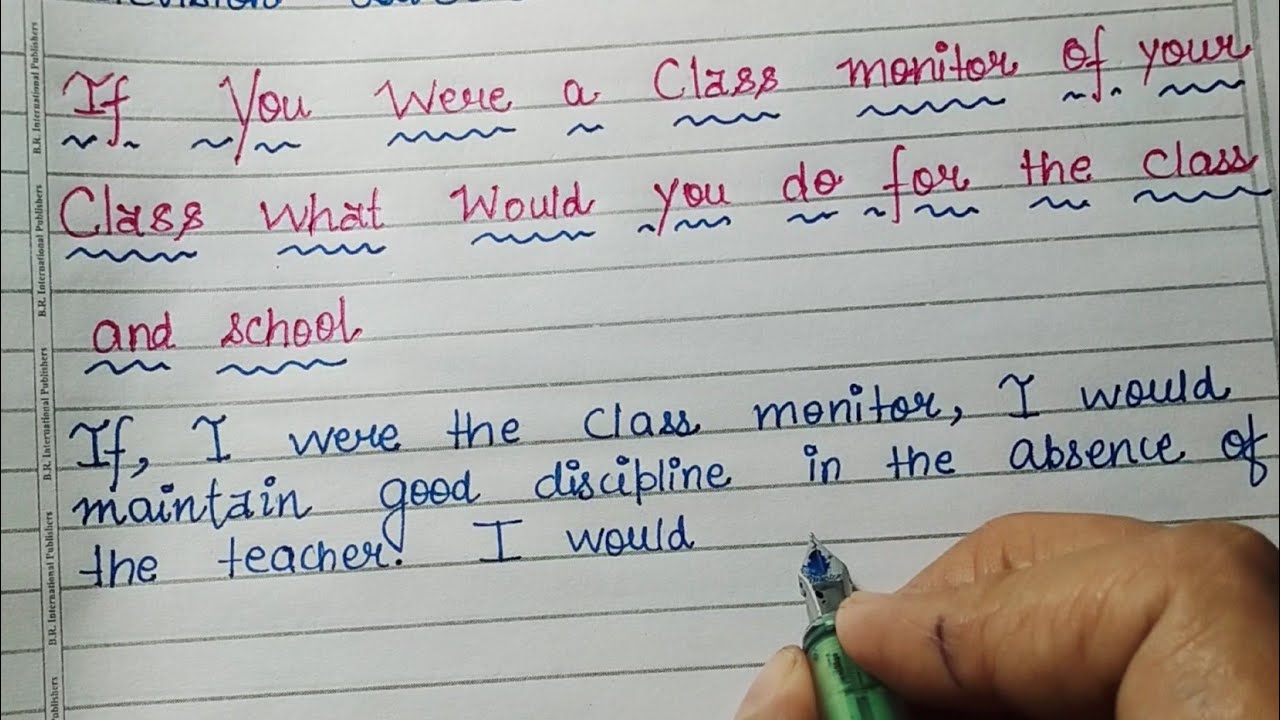 responsibility of class monitor essay