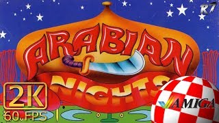 Arabian Nights | Amiga | Intro & Gameplay | 2K 1440p 50FPS