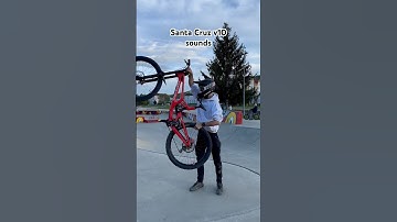 How does the Santa Cruz v10 sound? #mtb #downhill #mountainbike #bike