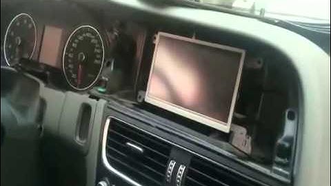 How to install the Car DVD Player GPS navigation for A4 Q5 Installation guide step by step by ownice