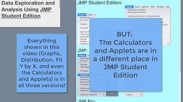 JMP Student Edition: Data Exploration and Analysis