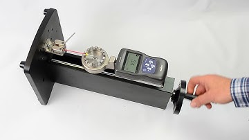 WTT-100 / WTT-200 Wire Pull Tester from Checkline.com, Horizontal Setup
