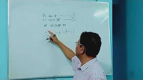 Economics, Basic Mathematics, Mathematical Economics , Market Equilibrium