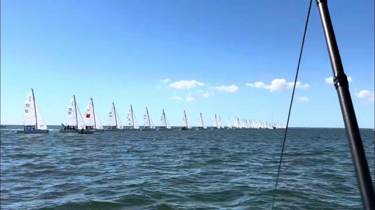 J/70 Worlds 2023 Race 1 Start YouTube
