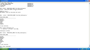 Tuto DBA 1 : Gérer les tablespaces Oracle 10g [Vidéo 5]