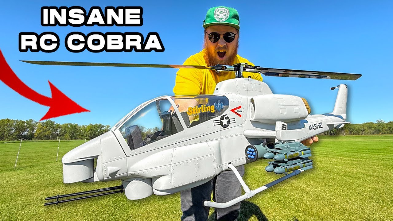 ОГРОМНЫЙ и простой в управлении радиоуправляемый вертолёт! | AH-1 Cobra 500 Class