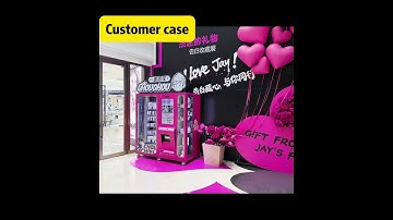 Fashion product vending machine，elevator vending machine for toy and cusmetic, WM800 customer case