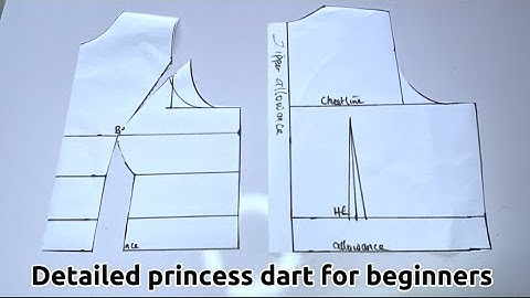 HOW TO CUT/SEW A PERFECT PRINCESS DART BUSTIER FOR BEGINNERS