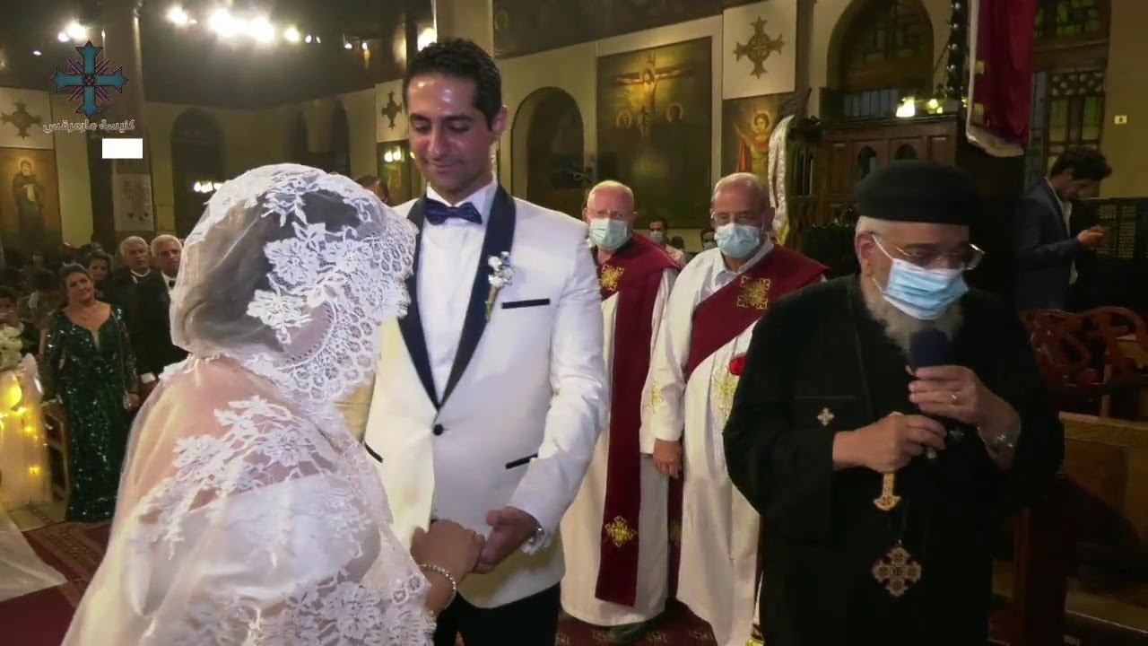 صلاه اكليل يوسف محب وفيونا مرسيلو  السبت 19 يونيه 2021