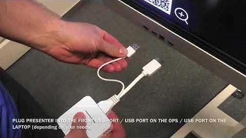 How to pair the TRIUMPH Presenter with Eshare in Windows