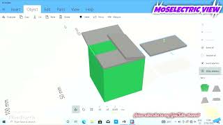 how to use 3d builder to build a 3d box