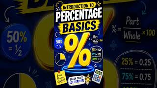 Learn Percentage Basics in just 30 seconds!Perfect for SSC JE📚#shorts #maths #percentage #sscje
