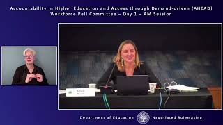 Accountability in Higher Ed and Access through Demand-driven Workforce Pell, Session 2, 01/05/26 AM