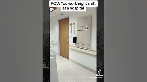 Haunted hospital: doing night shift guy captures scary Video of paranormal events.