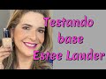 Base Estee Lauder em pele madura.