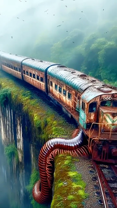 AI Short Film | Nature Discovery | Amazon Train #shorts #wow #travel