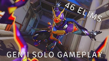 Genji Solo Open Queue Full Gameplay – Overwatch 2