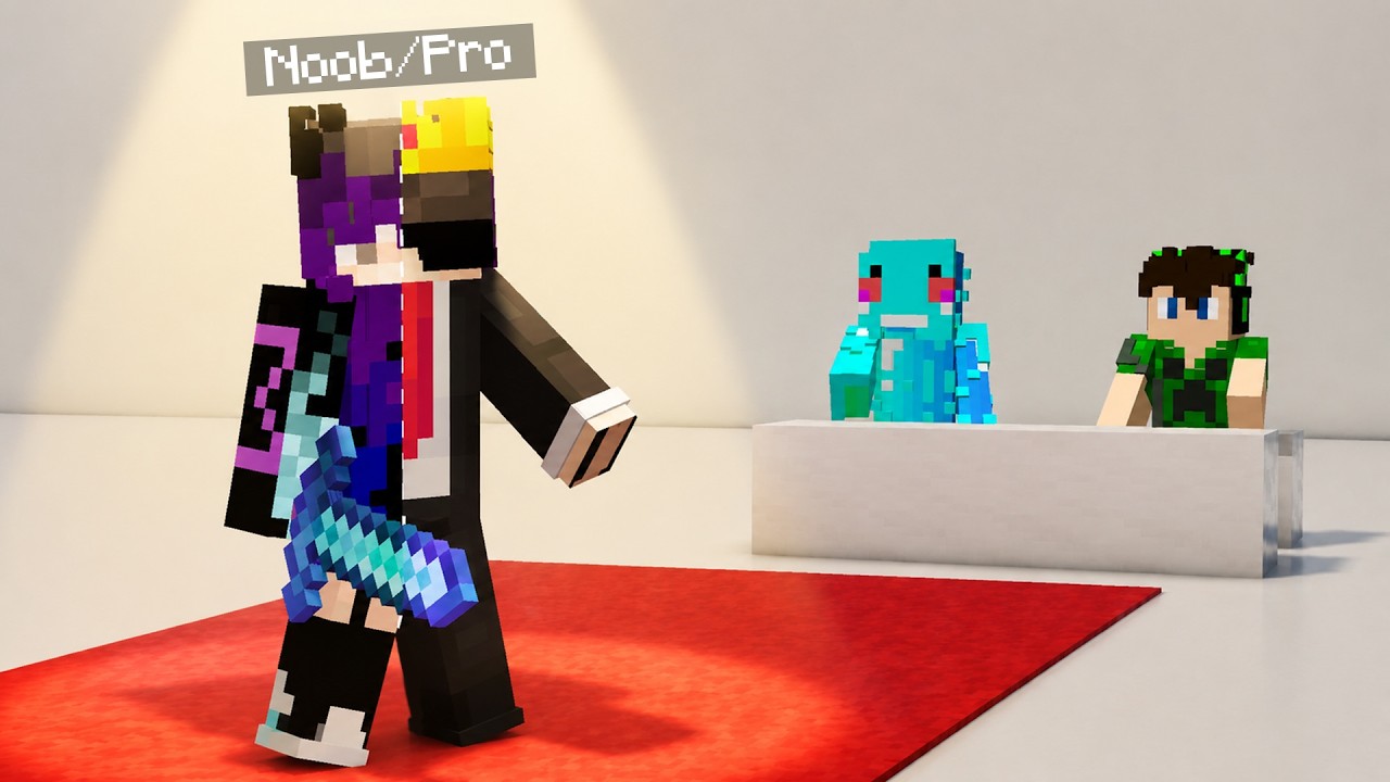 I Pretended To Be A PRO PLAYER IN MINECRAFT! ft @ezio18rip @DREAMBOYYT