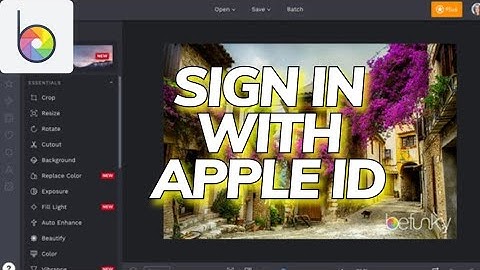 How to Sign In Befunky With Apple ID 2025?