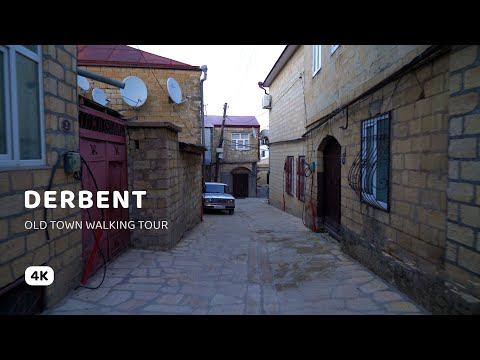 Derbent - Old Town 4K Walking Tour, Dagestan, Russia