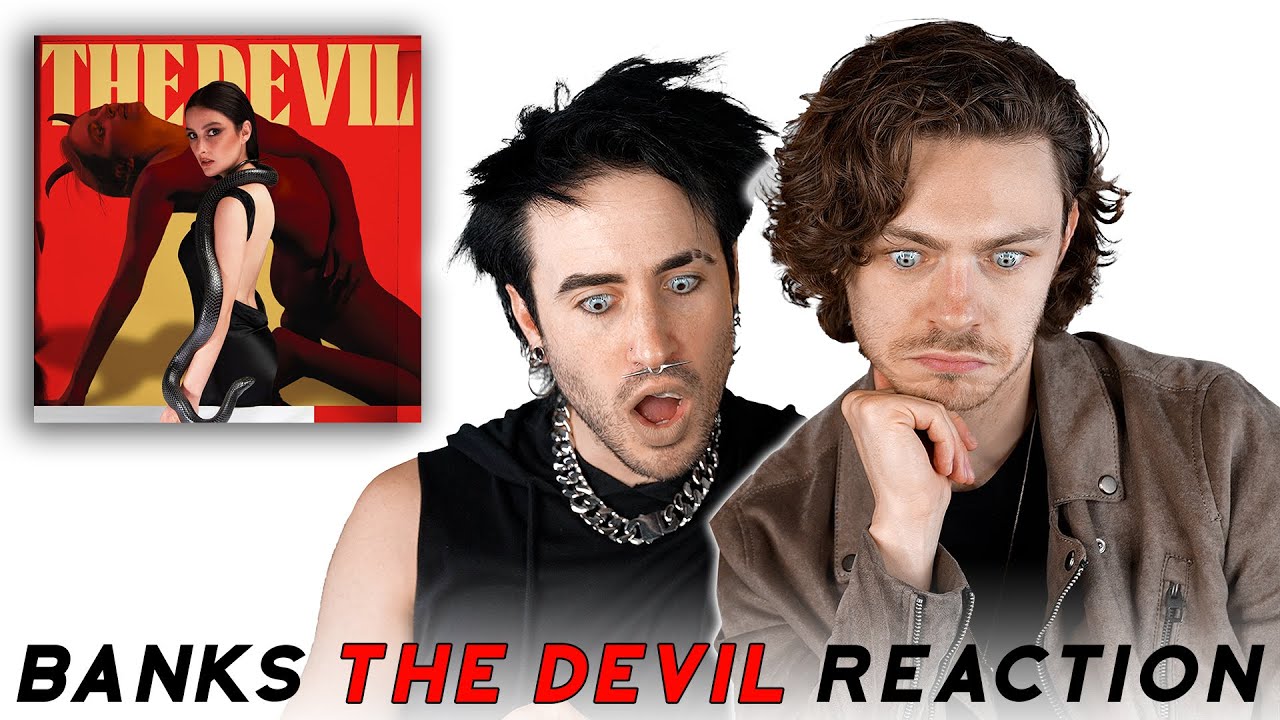 BANKS - The Devil Reaction | GAY COUPLE reacts to new Banks Song + Music Video !