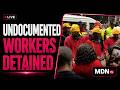 UNDOCUMENTED WORKERS DETAINED DURING RAID AT MTN BUTCHERY IN JOHANNESBURG CBD