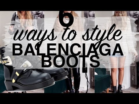 balenciaga style boots