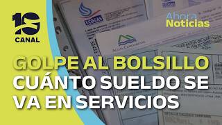 Tarifas que pesan: hasta el 16% del sueldo se va en servicios