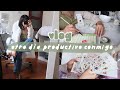 vlog: otro día productivo conmigo | organización, haul papelería, bullet journal | sofiapricot