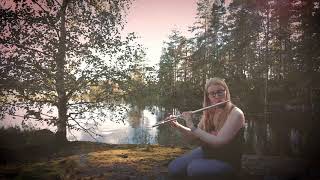 Peaceful Flute Improvisation By A Lake