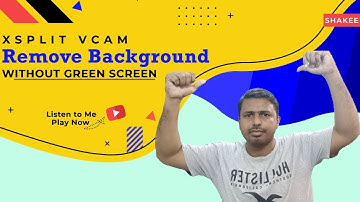 Remove Video Background without green screen | Downloading and installing Xsplit Vcam| With Software