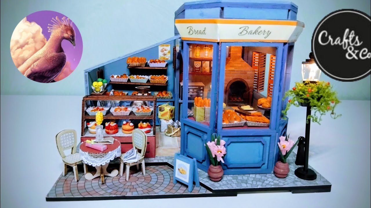 French Bakery TUTO DIY miniature dollhouse Crafts & co - Action 