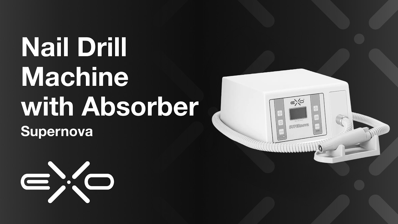 Nail Drill Machine with Absorber EXO Supernova - YouTube