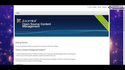Joomla Video Background Demo Frontend