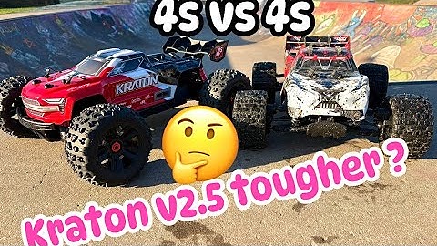 ARRMA KRATON 4s V2.5. FIRST RUN AGAINST THE TEAM CORALLY KAGAMA 4s.. WHAT HAPPENED 🫣😱🤯A MUST WATCH 👀