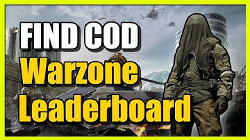 How to Find the LEADERBOARDS & Stats in COD Warzone Verdansk