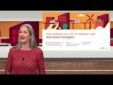 Duurzaam beleggen in 2021 | 3 redenen om te starten | webinar ASN Bank