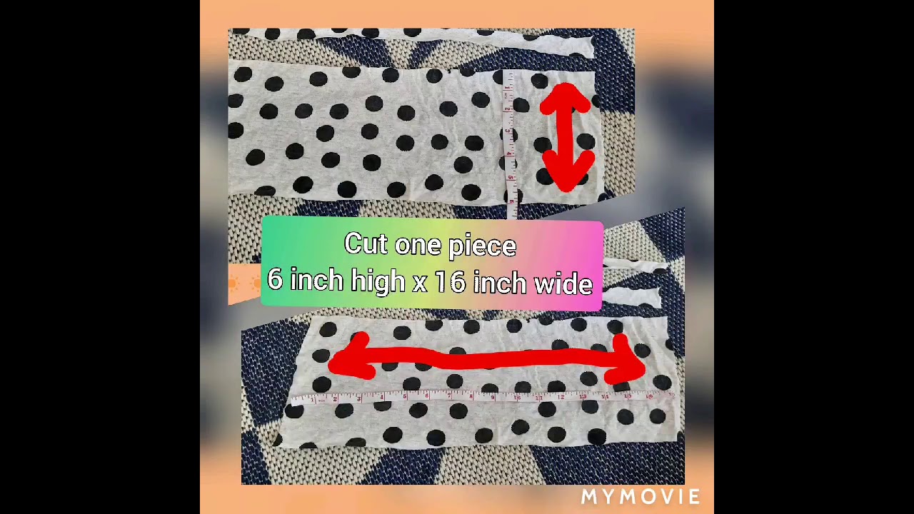 Easy No Sew Face Mask from Tshirt reusable washable