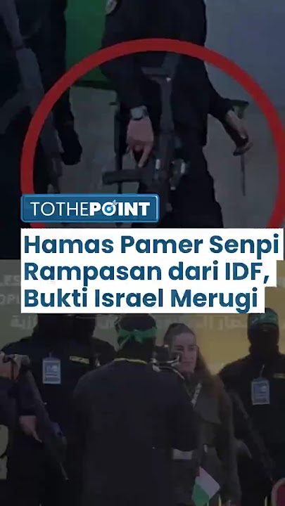 Viral Momen Brigade Al-Qassam Hamas Pamer Senjata Rampasan dari IDF saat Pertukaran Sandera di Gaza